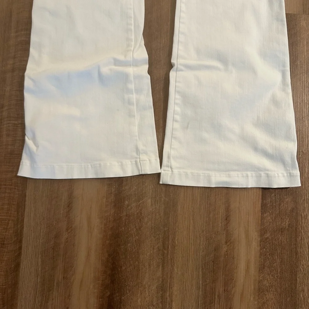 SPANX Shaping Flare Jeans | White | Petite XL | High-Rise - Picture 3 of 6